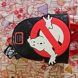 NWT Loungefly Ghostbusters Mini Backpack Glow in the Dark